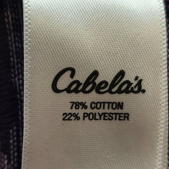 Cabela's Women's Purple Space Dye 4 Button Hooded Pullover Sweatshirt Size Small - Picture 7 of 10